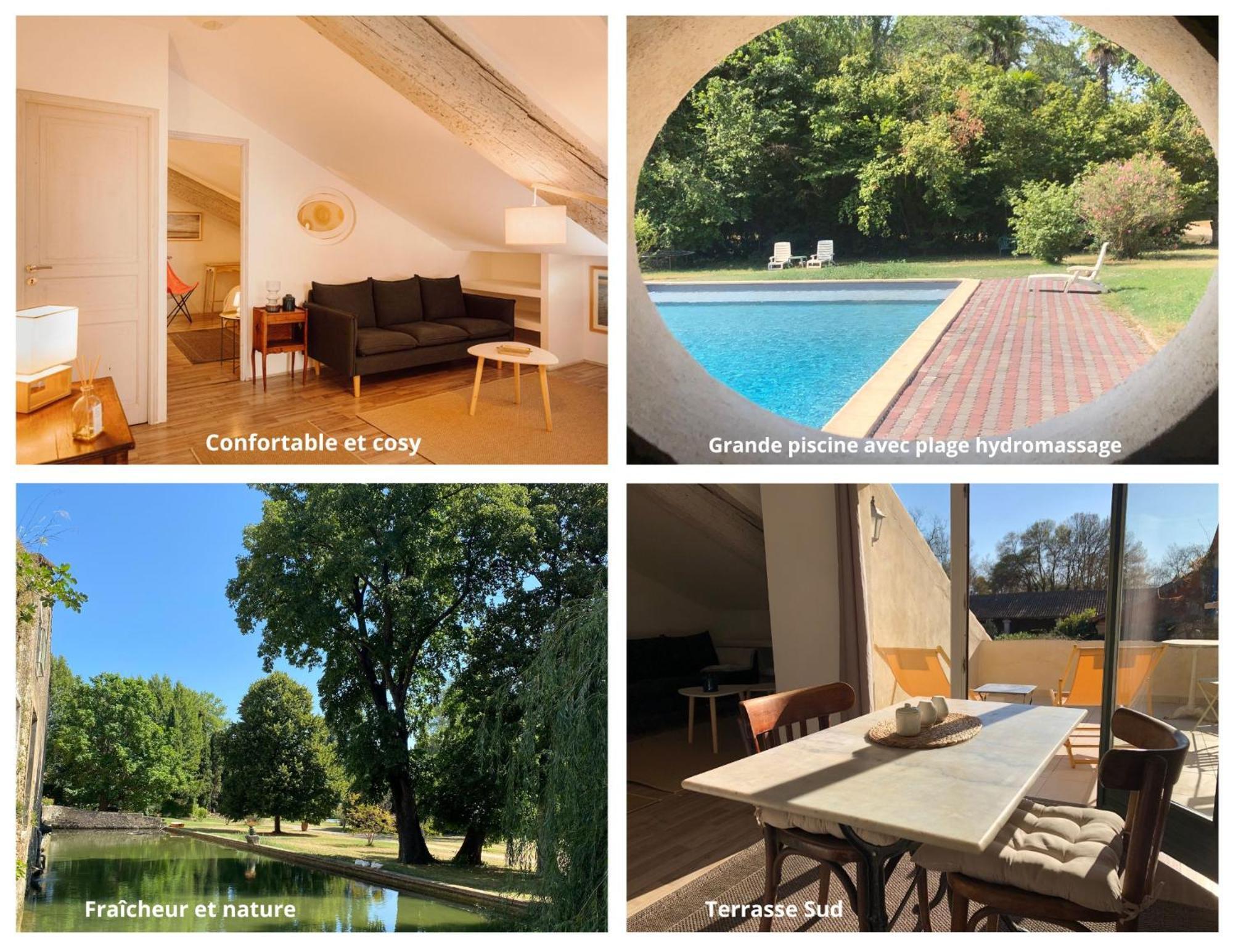 Sallèles-dʼAudeTerrasse Avec Vue Domaine Viticoleアパートメント エクステリア 写真